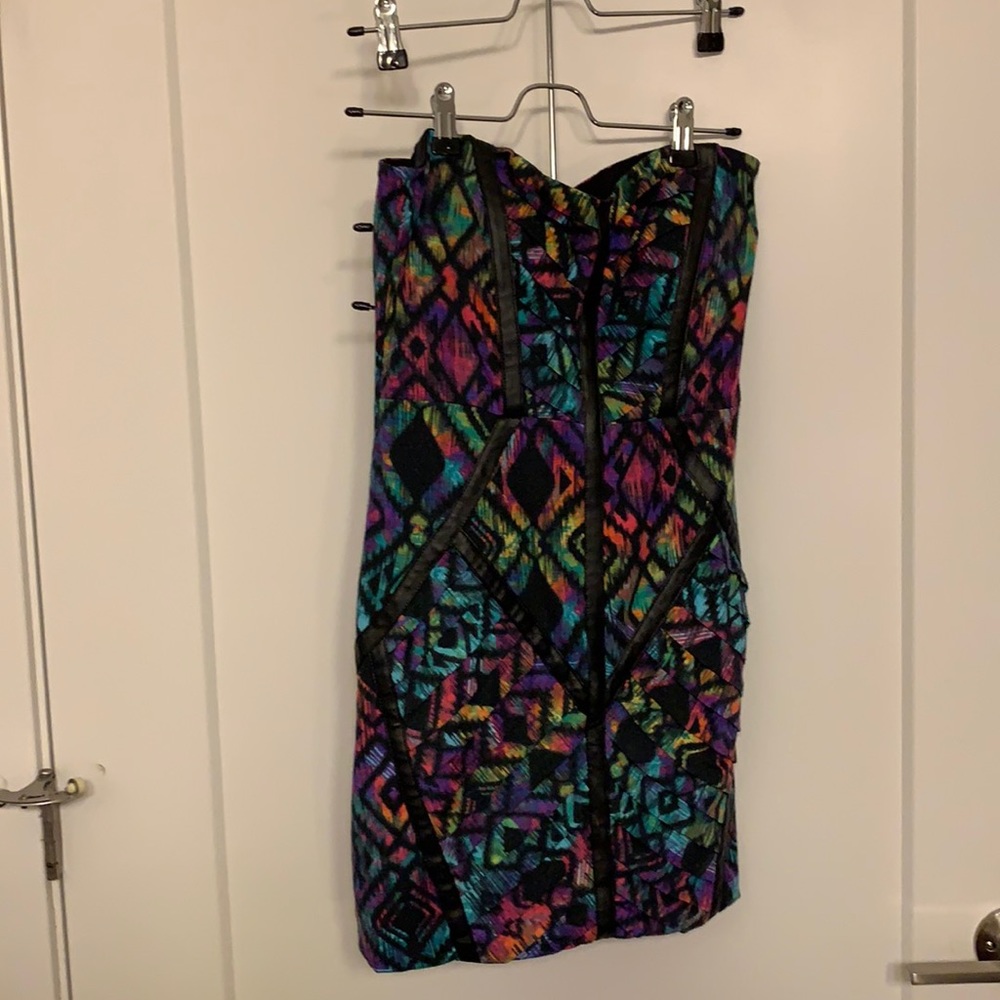 Short multi-colored dress